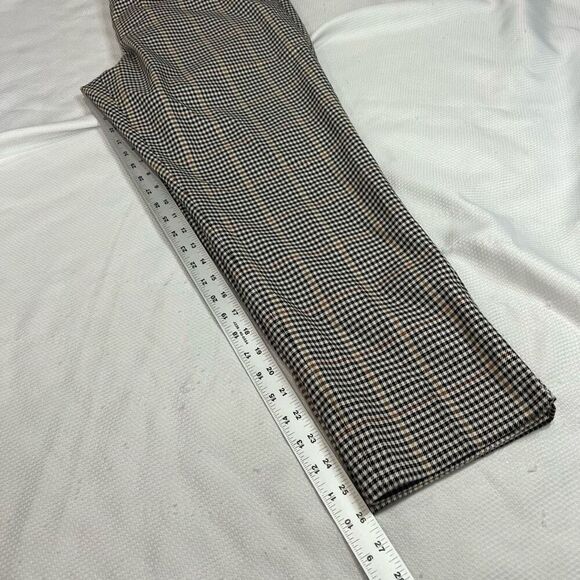 Talbots Hampshire Ankle Multicolor‎ Herringbone Print Career Dress Pants Sz 14P - Picture 9 of 9